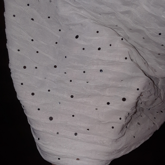 Size Xlarge sparkly sequence the chiffon TanJay blouse shirt - Picture 4 of 16